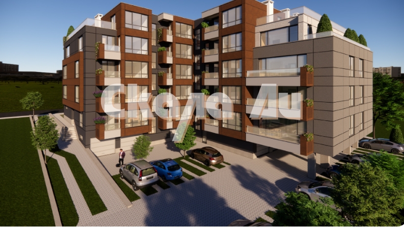 Three-bedroom with Act 14 in a modern contemporary building.